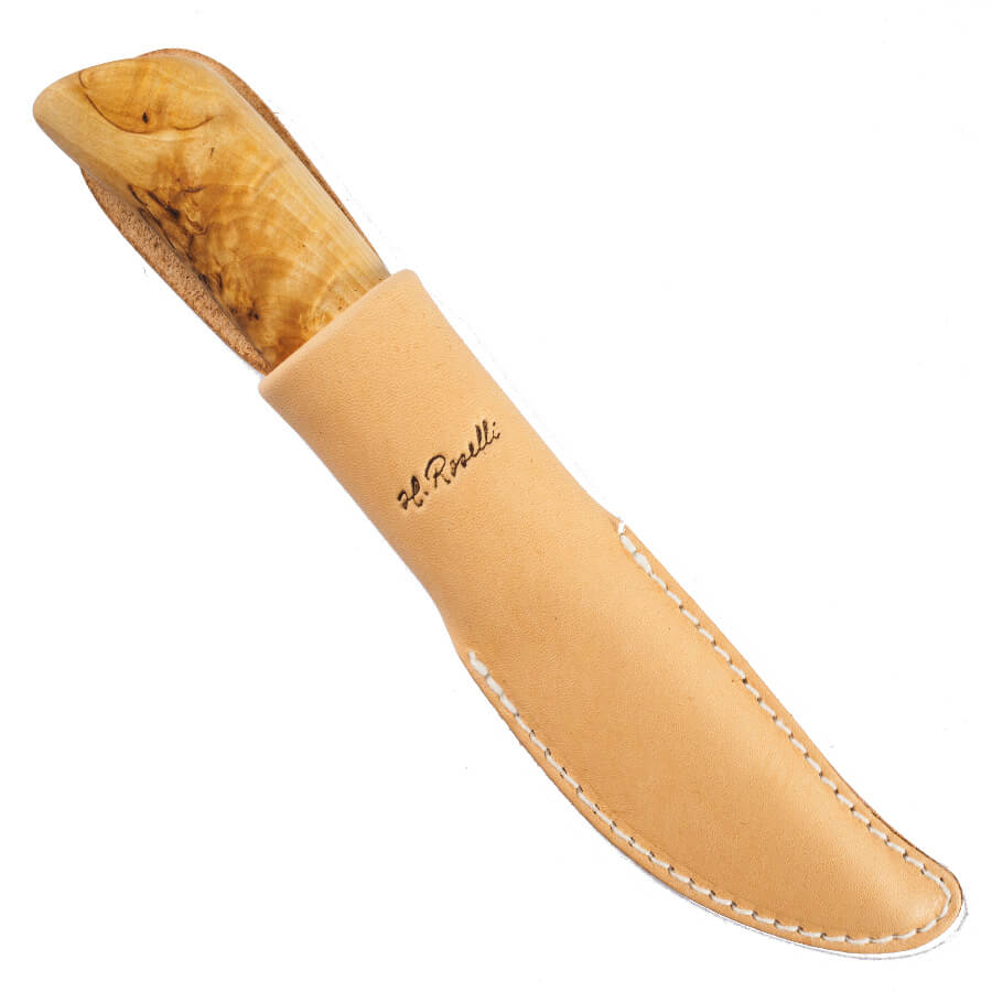Jagdmesser R160 mit Lederscheide von Roselli aus Finnland