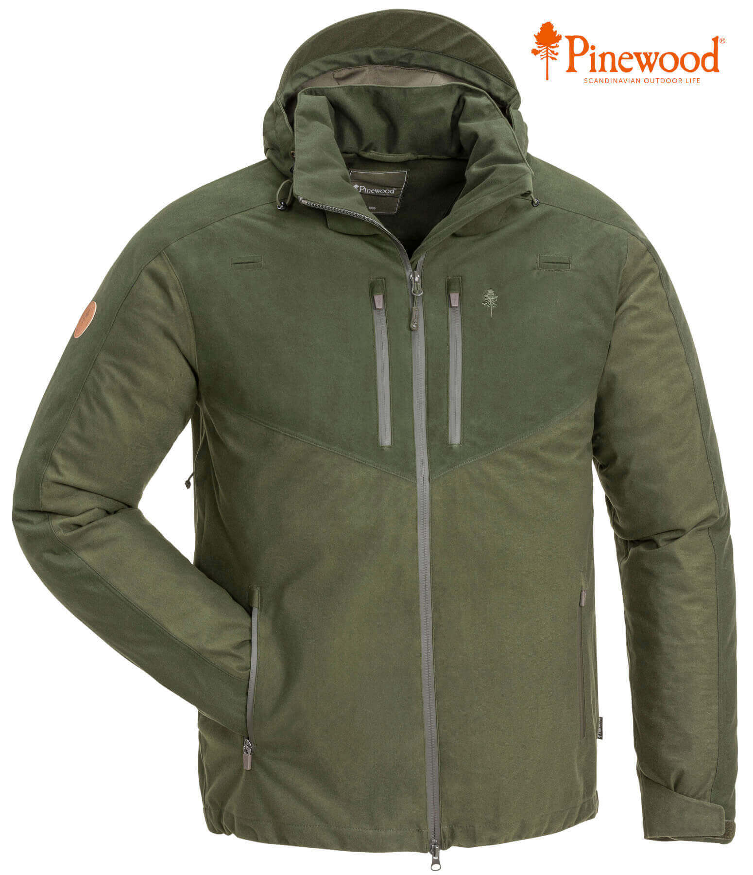 Jagdjacke Retrivere Active mossgreen/darkgreen mit Membran von Pinewood