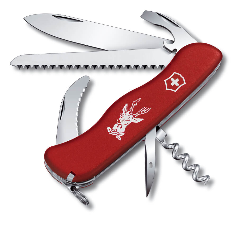 Jagdmesser Hunter rot mit 11 Funktionen von Victorinox