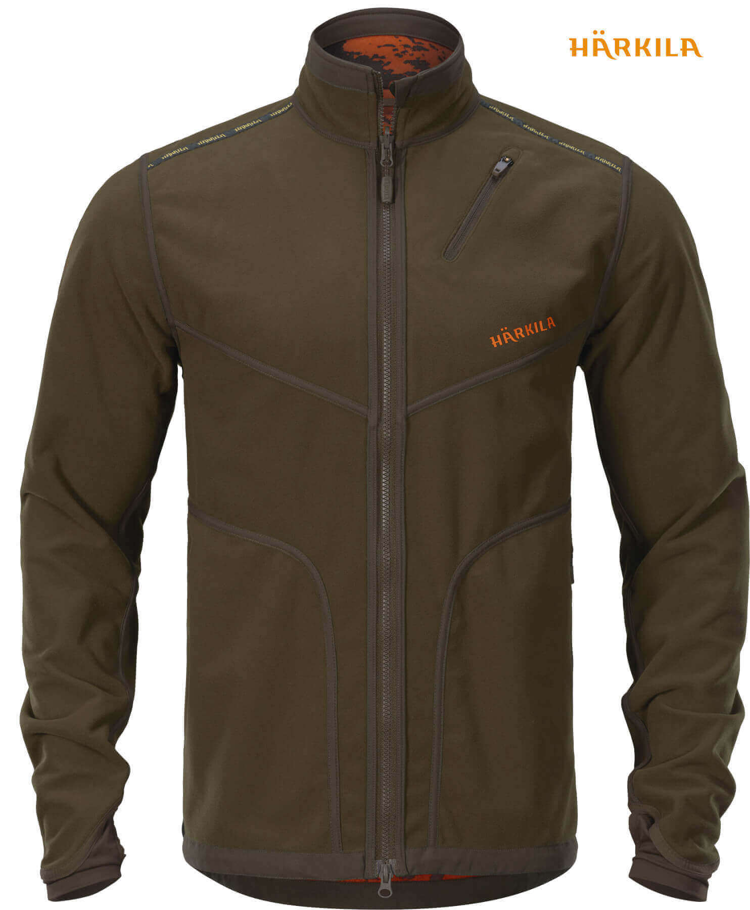 Fleecejacke Wildboar Pro willow green/Axis MSP mit Gore Windstopper von Härkila