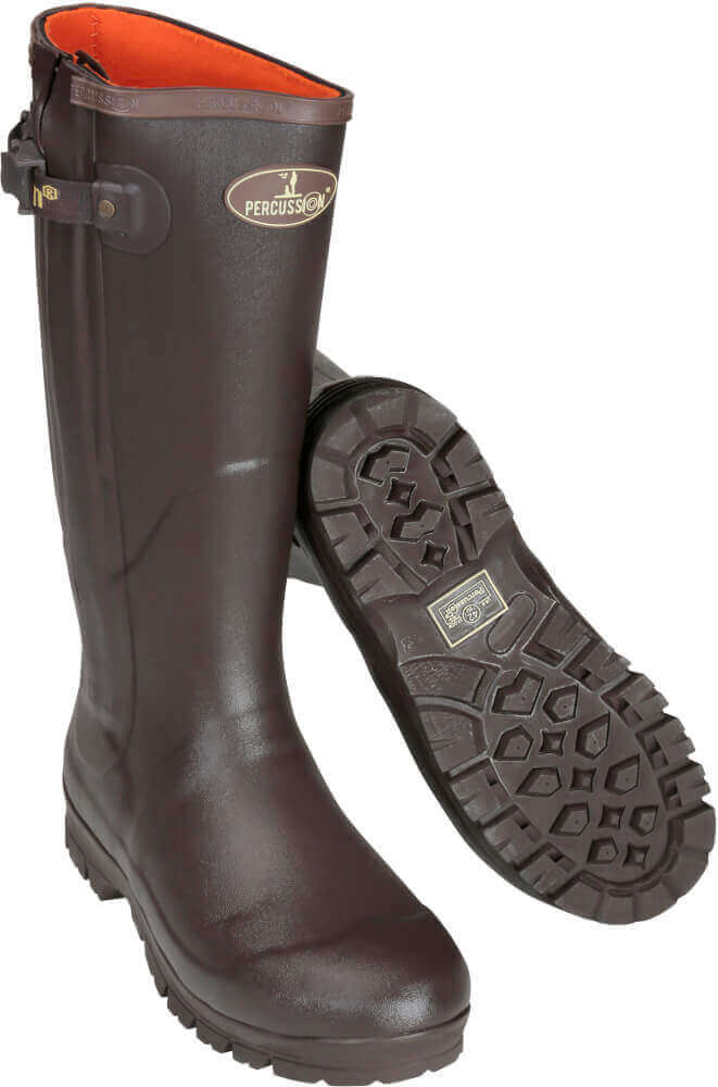 Gummistiefel mit Neopren und RV von Percussion