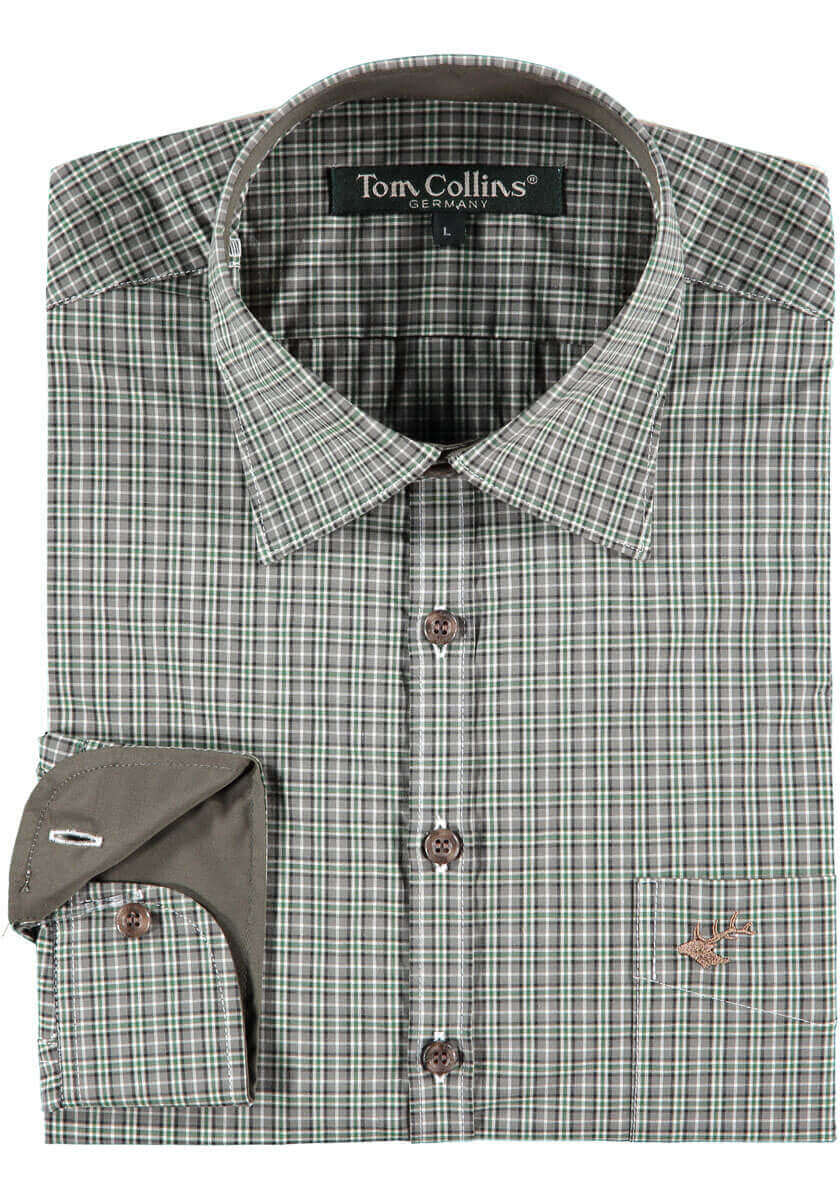 hellkariertes Baumwollhemd für die Jagd und Freizeit von Orbis Textil
