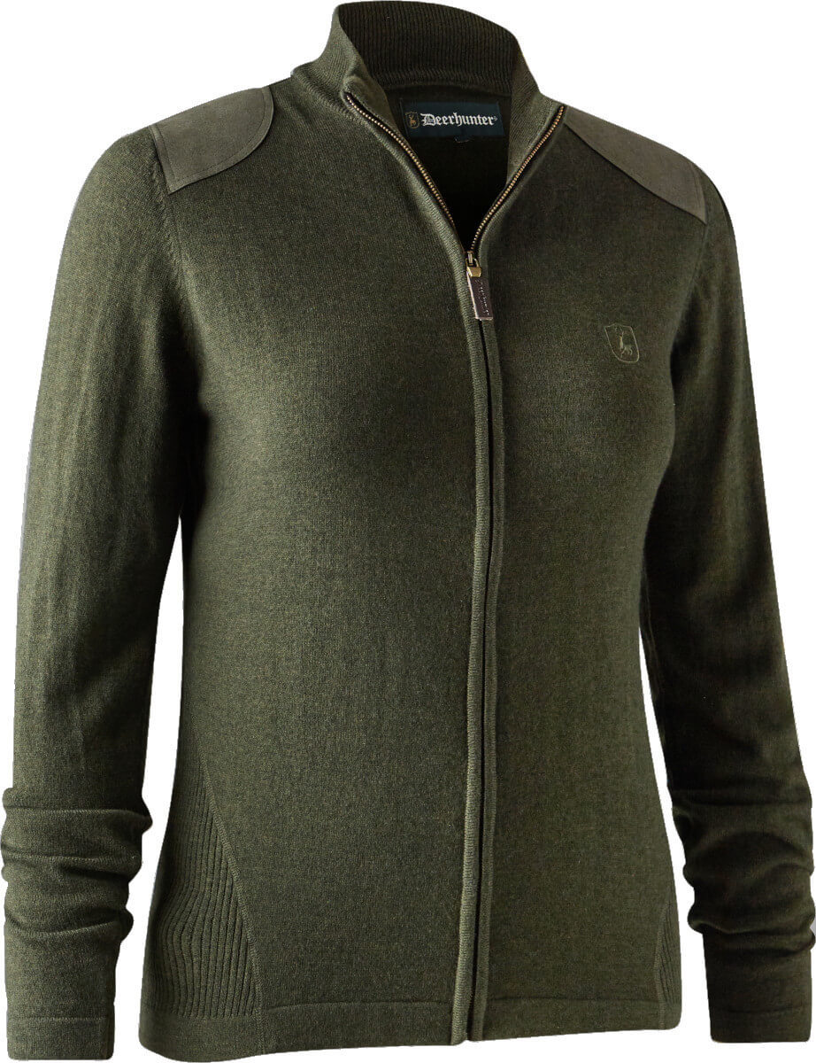 Damenstrickjacke "Darlington" green melange