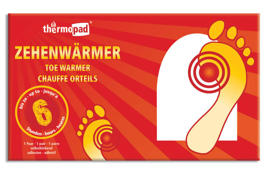 Zehenwärmer zum einlegen von Thermopad