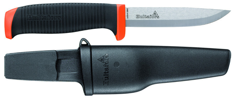 rutschfestes Outdoormesser mit Kohlenstoffstahlklinge 