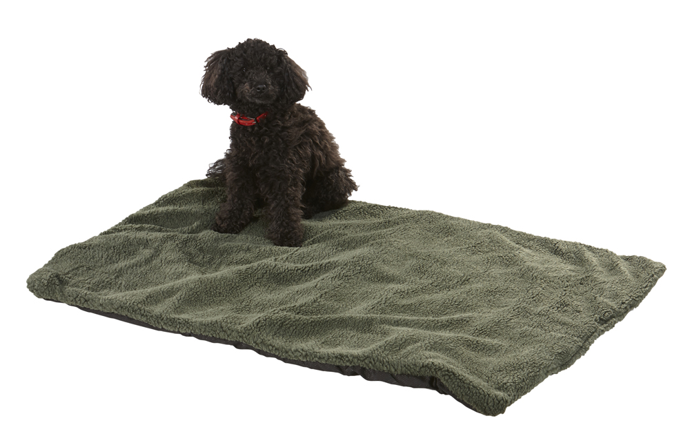 Hundebett aus Faserpelz 95cm x 70cm