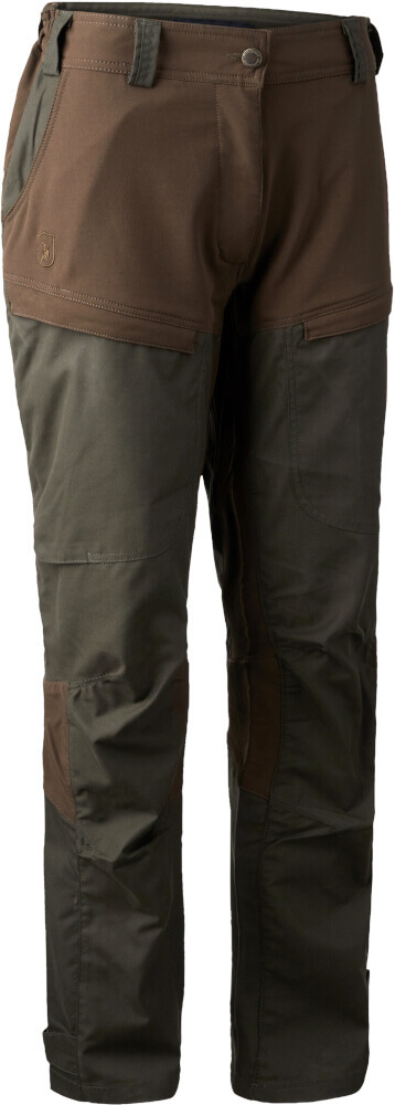 Outdoorhose Lady Ann braun oliv mit Stretch von Deerhunter