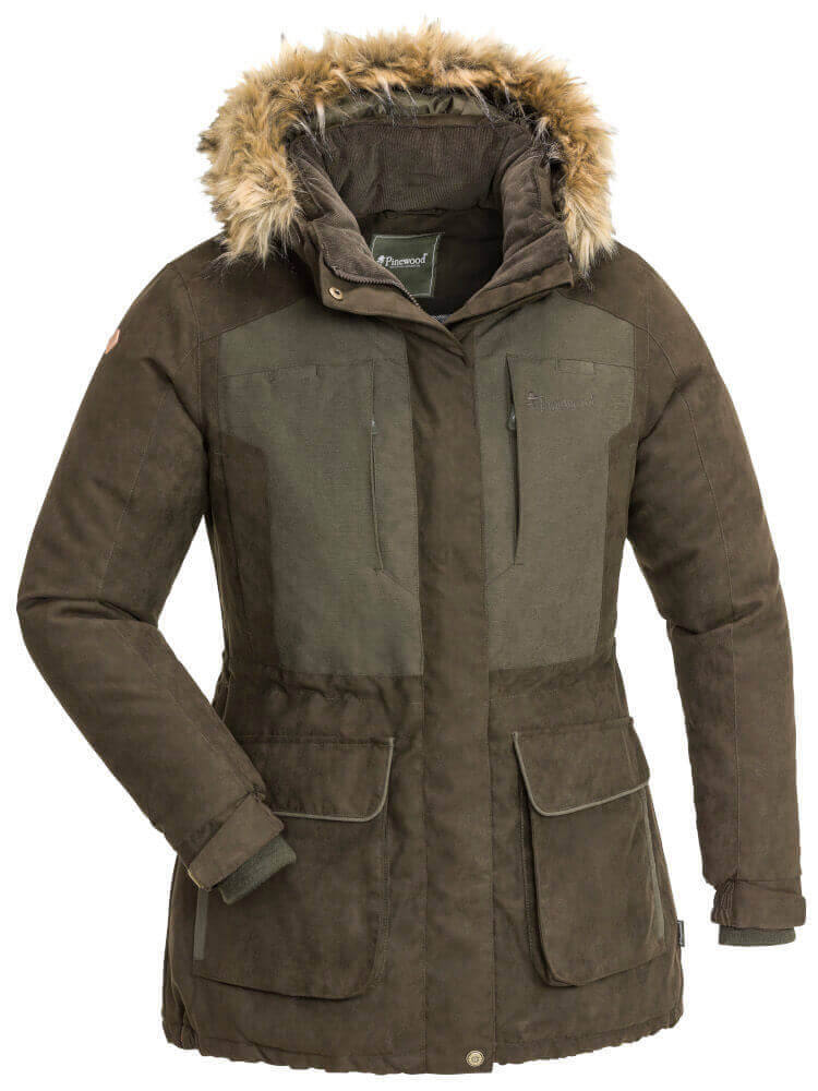 Winterjacke Damen wasserdicht in braun von Pinewood Abisko 2.0