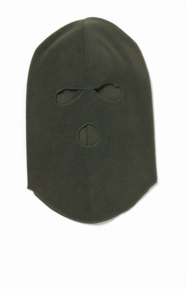 warme Fleecebalaclava von Percussion für Angler und Jäger im Winter